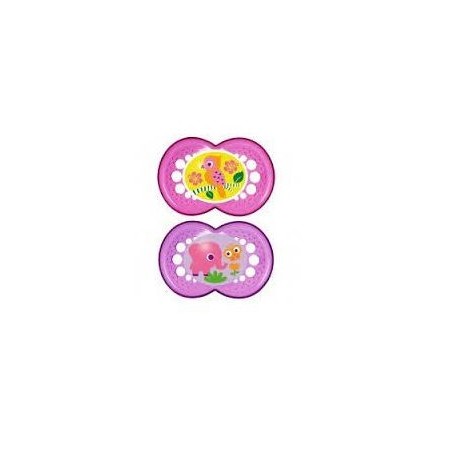 Mam Chupete Silicona Original + 6 M Pack Doble