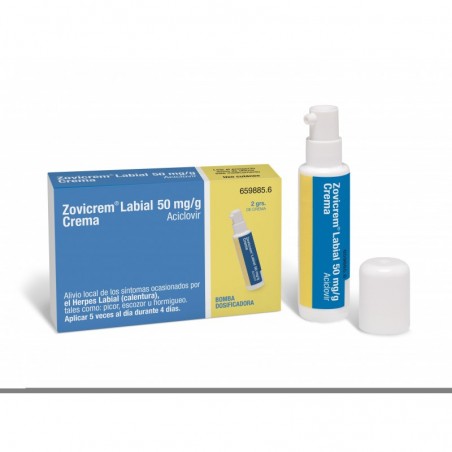 Zovicrem Labial Bomba Dosificadora 2 Gramos