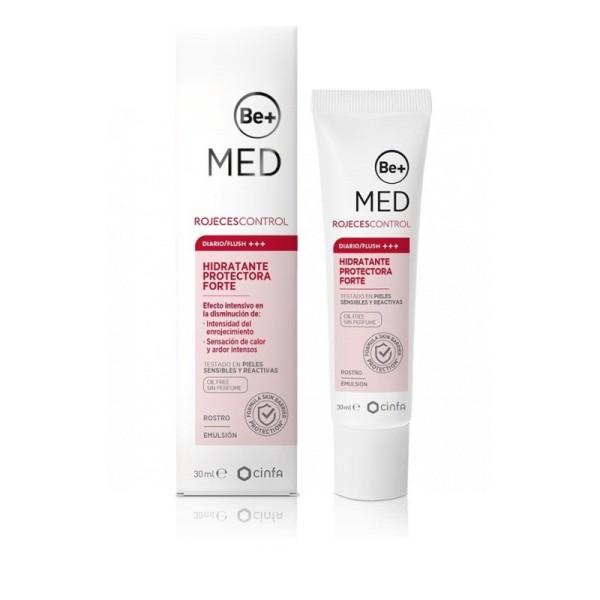 Be+ Med Rojeces Control Hidratante Protectora Forte 1 Envase 30 Ml