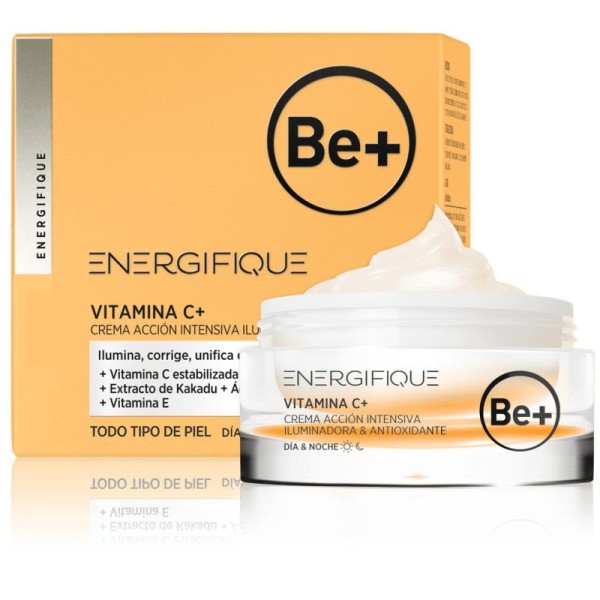 Be+ Energifique Vitamina C+ Crema Intensiva  1 Tarro 50 Ml