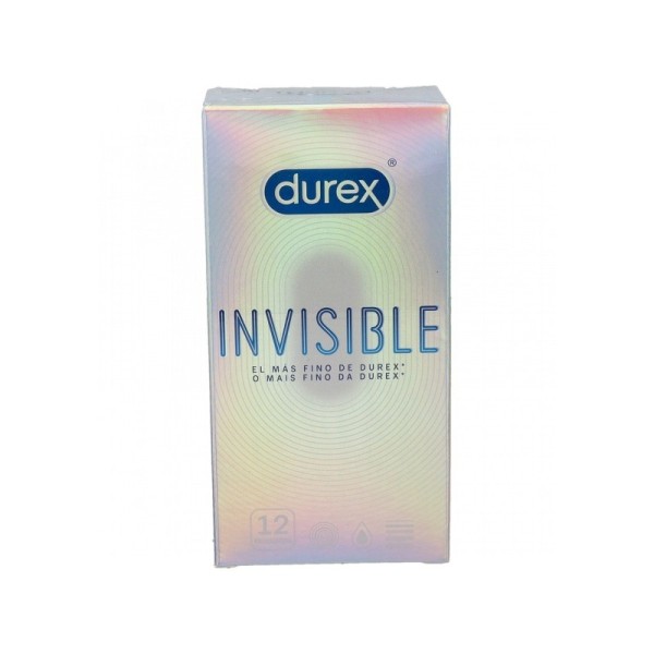 Durex Invisible Preservativo Extrafino Extrasensitivo 12uds