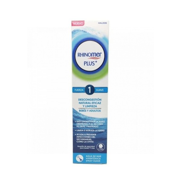 Rhinomer Plus Bebes Y Adultos Fuerza 1 Suave 1 Spray 125 ml